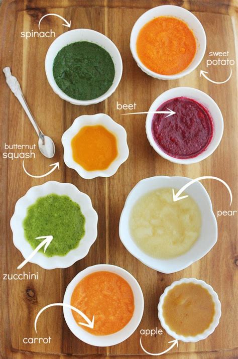8 Easy Homemade Baby Purées First Foods The Comfort Of Cooking