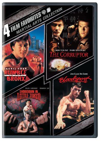 4 Film Favorites Martial Arts Bloodsport The Corruptor Rumble In
