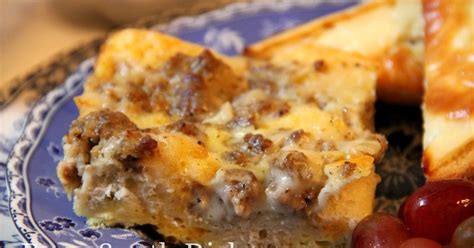 Deep South Dish Egg Biscuit And Sausage Gravy Breakfast Casserole