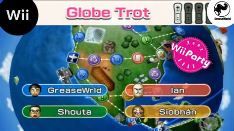 globe trot wii party full gameplay youtube