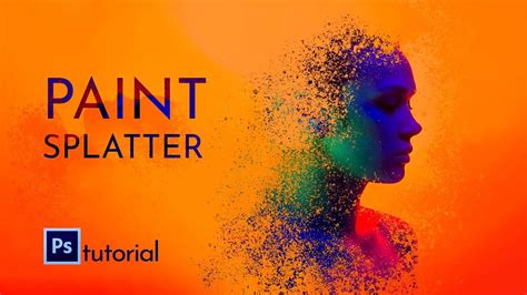 Photoshop Tutorial Paint Splatter Effect Youtube