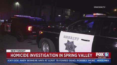 1 Person Dead In Spring Valley Shooting - YouTube