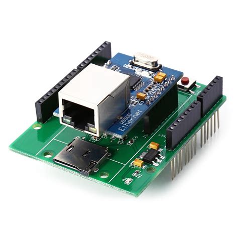 Купить недорого Ethernet Shield W5500 для Arduino в интернет магазине