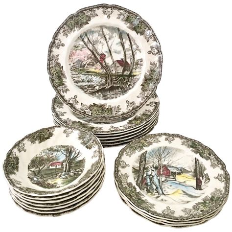 If you want to be transported back to peak if you want to be transported back to peak 1950s styles then we have the 1950s patterns for you. 1950'S English Dinnerware "Friendly Village" S/17 By ...