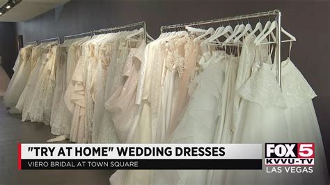 Las Vegas Bridal Shop Offers Try At Home Wedding Gowns Youtube