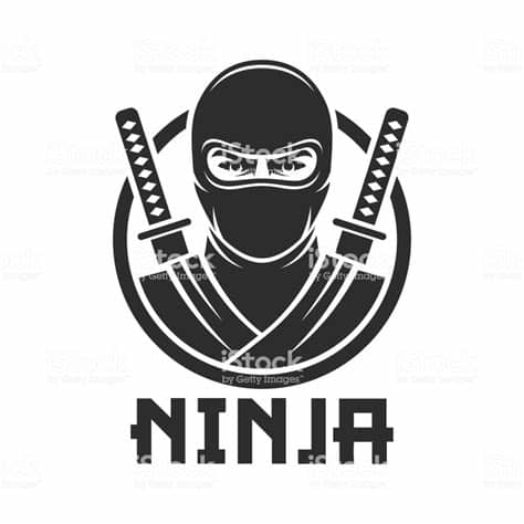This coloring page was posted on tuesday. Ninja Warrior Logo Vector Stock Illustration - Download ...