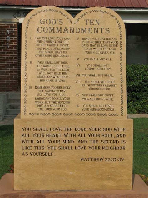 The Ten Commandments List Examples And Forms