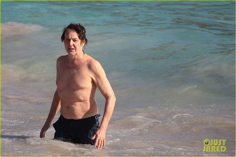 Paul Mccartney Shirtless Vacation With Wife Nancy Shevell Photo