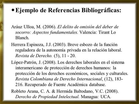 Realice Ejemplos De Referencias Bibliograficas Brainly Lat Hot Sex