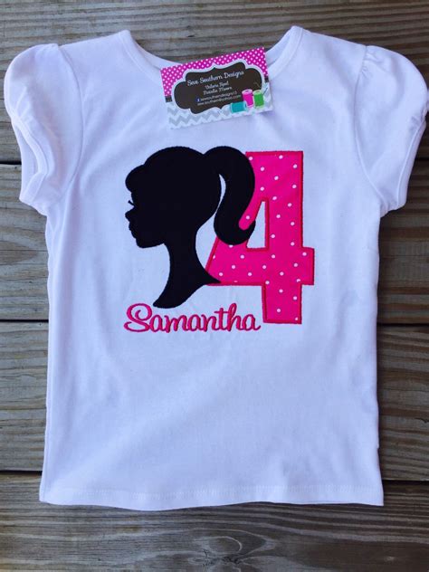 Barbie inspired Birthday Shirt! in 2021 | Barbie theme party, Barbie