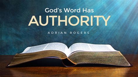Gods Word Has Authority Love Worth Finding Ministries