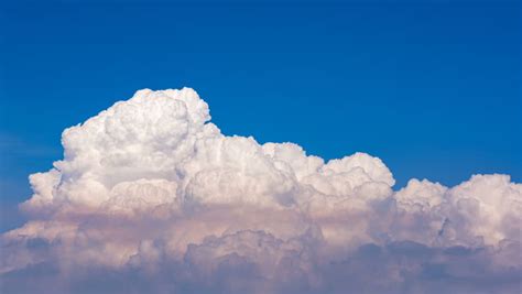 Time Lapse Beautiful Cloudscape Of Stratus Cumulus Clouds Stock