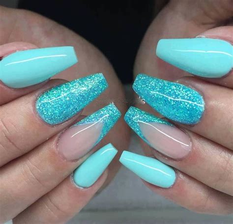 Pin By Tracey Webb On Naιlѕ ¡ Tiffany Blue Nails Turquoise Nails