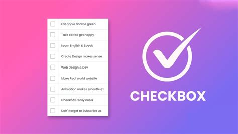 Create A Checkbox In Html And Css Vrogue