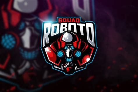 Roboto Squad Mascot And Esport Logo Branding And Logo Templates