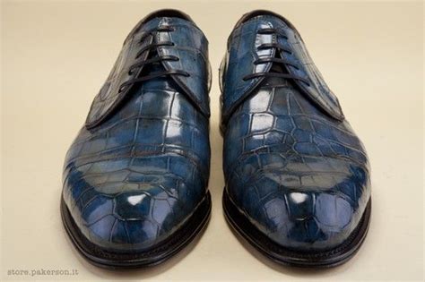 Blue Alligator Leather Footwear Discover Luxury Handcrafted Shoes At