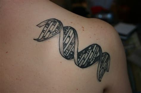 Dna Strand Tattoo Would Be Cool To Put Names In