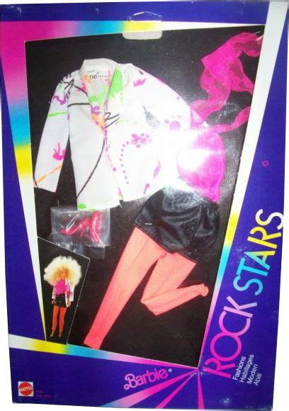 1985 The Rockers Fr Rock Stars Fashions Barbie Outfit 2 1176 Barbie