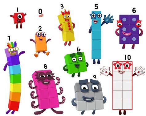 Magnetic Numberblocks Sets 0 10 11 19 20 100 Etsy In 2020 Sheet Of