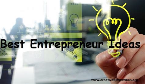 Best Entrepreneur Ideas To Stimulate Your Skill In Creative Business Ideas