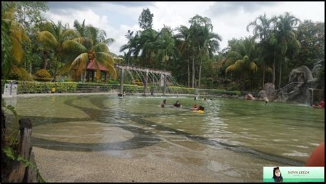 Here solfataras, fumaroles, mud pots and hot. Kolam Air Panas Sungai Klah Hot Spring Park, Sungkai Perak ...
