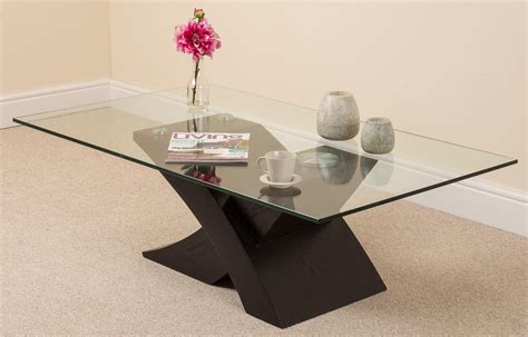Magical, meaningful items you can't find anywhere else. Milano Coffee Table Glass and Black Wood | Modern ...