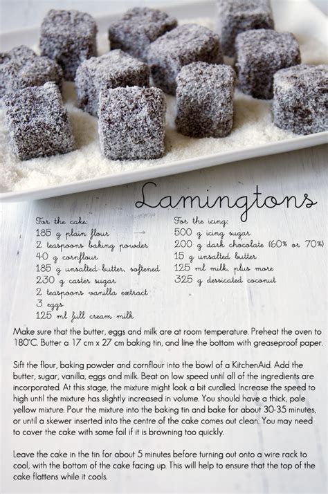 Lamington Recipe Eat Little Bird