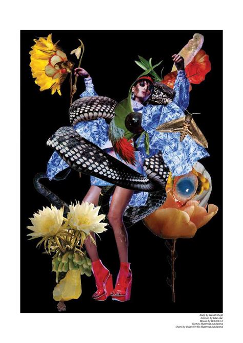 Eclectic Issue One Ss14 Fashion Collage Magazine Collage Editorial Art