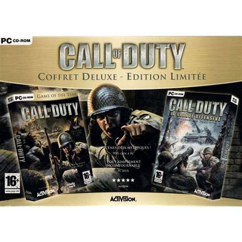 Call Of Duty Deluxe Edition Jeux Pc Activision Sur
