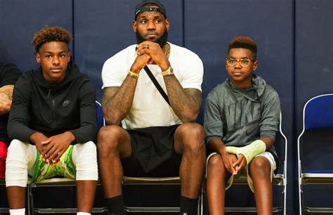 Watch Proud Dad Lebron James Talk About His Sons Rocking His Number
