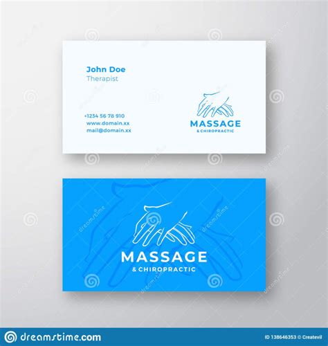 Chiropractic Travel Card Template