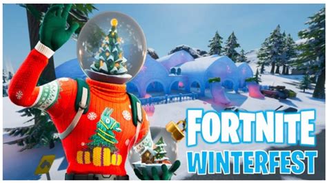Official Fortnite Winterfest Trailer And Challenges Youtube