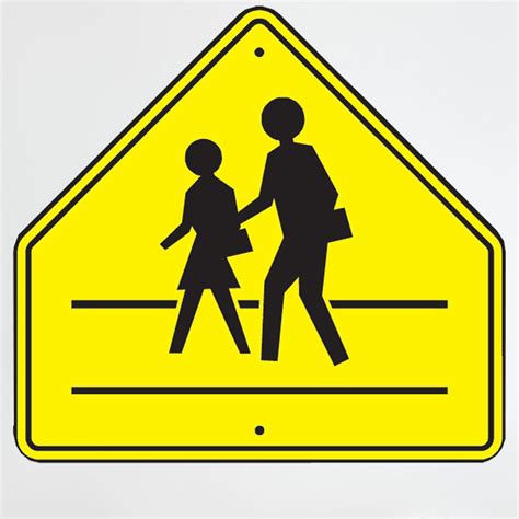 School Crossing Sign Wall Decal Crossing Sign Wall Signs Wall Decals