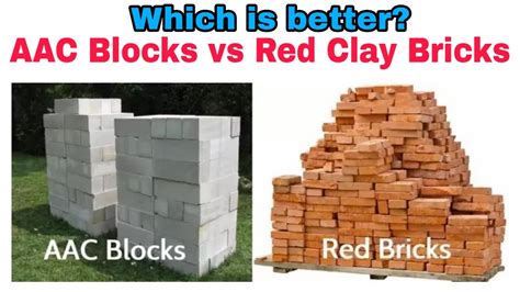 Aac Block Vs Red Bricks Red Brick Vs Aac Block Which Is Best For