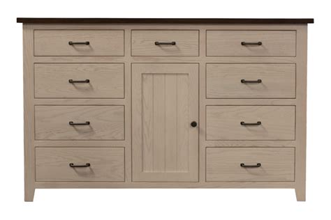 Rustic Quartersawn White Oak Dresser 27176 Redekers Furniture