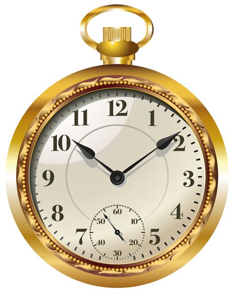 Pocket Watch Clock PNG Clip Art png image