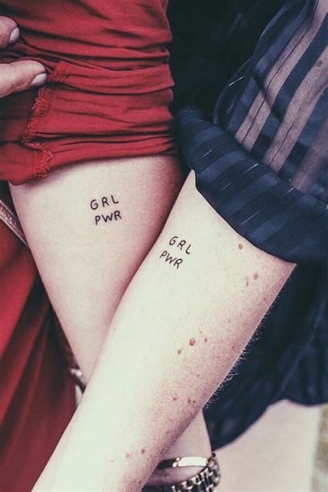 17 Matching Feminist Tattoos For You And Your Patriarchy Smashing Bff