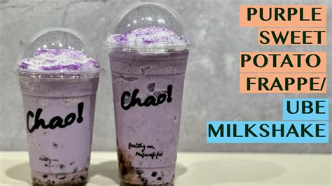 Frappe Series Purple Sweet Potato Frappe Recipes For 16 And 22oz