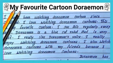 My Favourite Cartoon Doraemon Essay Write Essay On My Favourite