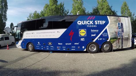 Inside the Quick-Step Floors Team Bus at the Tour de ...