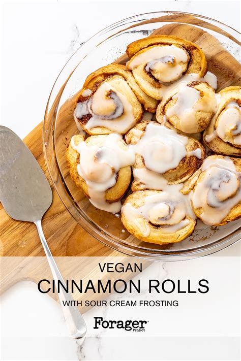 It is filled with probiotics that help support the gut. Vegan Cinnamon Rolls with Sour Cream Frosting - Forager ...