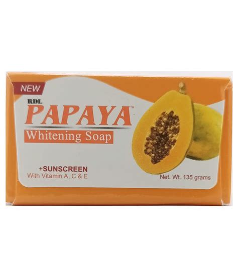 Rdl New Original Papaya Whitening Soap Plus Sunscreen Soap G Buy