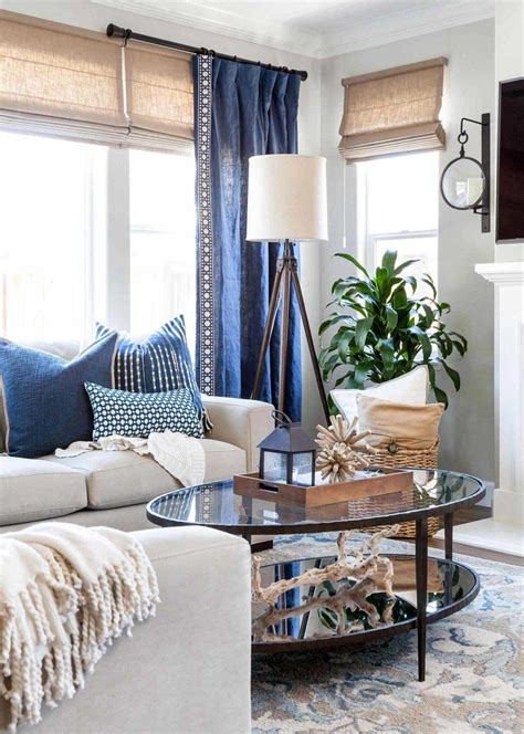50 Color Combination With Blue For Living Room Coastal