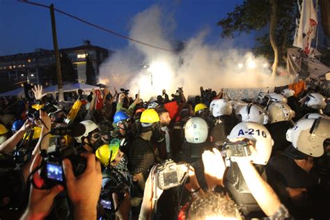 Huffington Post Police Disperse Taksim Square Protesters With Tear Gas