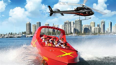 Jet Boat Ride And Helicopter Flight Surfers Paradise Gold Coast