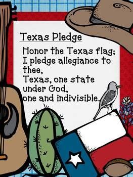 Public schools can't force students to stand for or recite the pledge of allegiance. Texas Pledge FREEBIE | Fourth Grade Fun | Pinterest