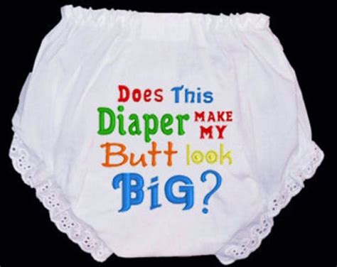 does this diaper make my butt look big embroidery pattern