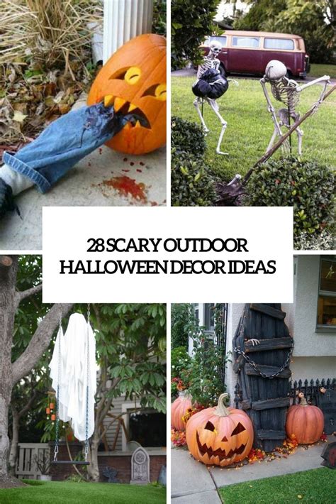 28 Scary Outdoor Halloween Décor Ideas Shelterness