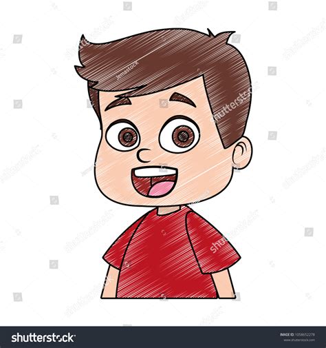 Cute Boy Cartoon Stock Vector Royalty Free 1058652278 Shutterstock