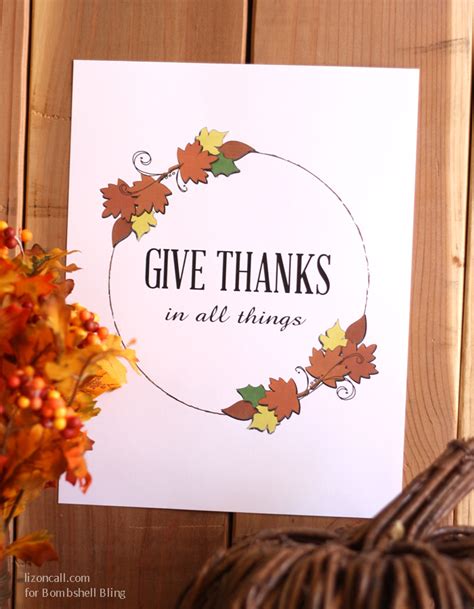 Give Thanks Thanksgiving Printable